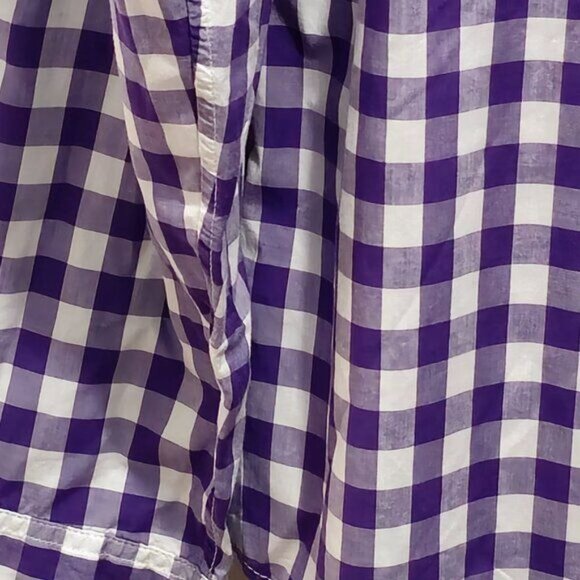 J. Crew Medium Long Sleeve Casual Button Shirt - Purple & White - Picture 6 of 14